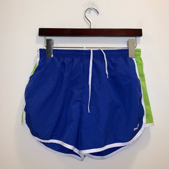 Reebok Dark Blue & Green Athletic shorts size S - Picture 2 of 8